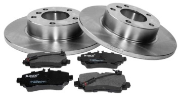 Купить Тормозные диски x2 тормозные колодки mercedes klasa a w168 перед цельные, фото thumb