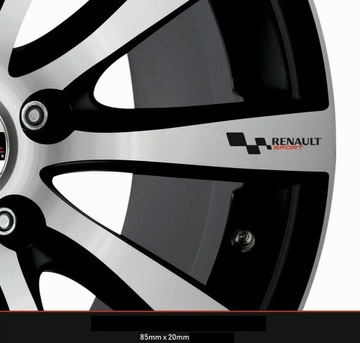 RENAULT SPORT Наклейка на диск