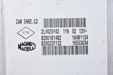 фото thumb №3, Компьютер clio 1.2 iaw 5nr2.c2 8200181482 8200232132 16481134 16553034