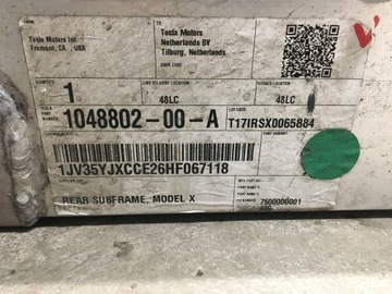 фото thumb №5, Tesla x подрамник подрамник задний