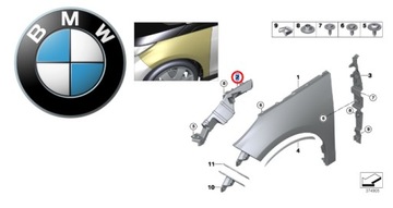 фото thumb №11, Dźwigar podporowy стінки бічної перед праві bmw i01 i01n i3 i3s 60ah 94ah