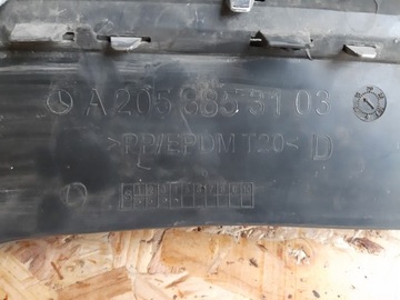 фото thumb №6, Mercedes w205 lift sedan спойлер бампера задняя oryg