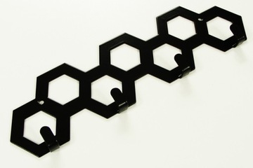 HEXAGON настенная вешалка для ключей для одежды, 30 см