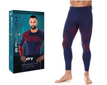 Леггинсы МУЖСКИЕ Термоактивные, круглогодичные, ДЫШАЩИЕ BRUBECK DRY MEN