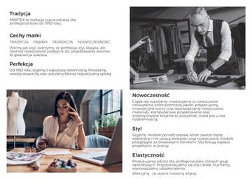 48 FARTUCH DAMSKI MEDYCZNY KOSMETYCZNY DŁUGI 377C