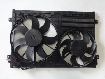 фото thumb №1, Vw scirocco 08r- 2.0 tsi вентилятори радіатора