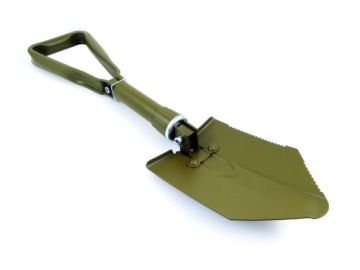 Складная лопатка-саперка, полевая военная скаутская MFH Bundeswehr Coyote