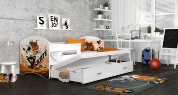 Кровать двуспальная 200х90 + матрасы LUCKY P2