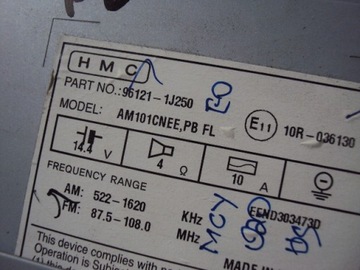 фото thumb №9, Радіо cd mp3 hyundai i20 fl 08-14