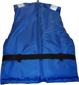 СПАСАЖНЫЙ ЖИЛЕТ 50N XXL 90++кг молния КАПОК + пряжка + паховый ремень CE