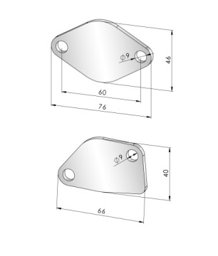 фото thumb №2, Заглушка egr ford scorpio 2.5 tdi vm