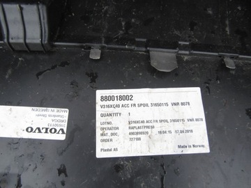 фото thumb №13, Бампер volvo xc40 ii 17- перед планка надпись