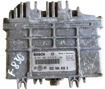 фото thumb №1, Ecu vw golf iii 1.6 032906026d 0261203314/315