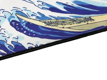 Большой коврик XXL для клавиатуры и мыши для стола BIG WAVE 120x60 см
