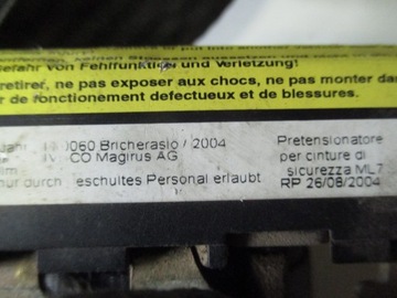 фото thumb №4, Pas безпеки праві з натягувач iveco daily 99-06