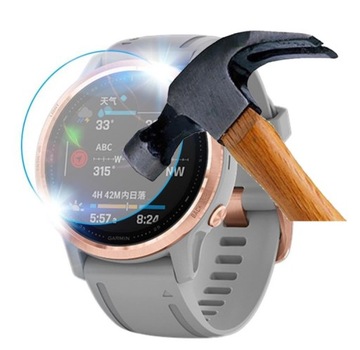 Закаленное стекло 9H / Garmin FENIX 6S / 6S PRO