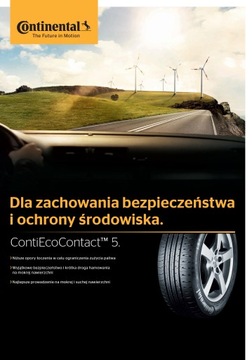 2 x 185/70R14 88T ContiEcoContact 5 CONTINENTAL