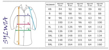 Фартук длинный МЕДИЦИНСКИЙ (производитель 17 цветов) размер 4XL