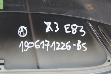 Bmw e83 x3 капот кришка двигуна чорний  saphire Оригінал, фото thumb