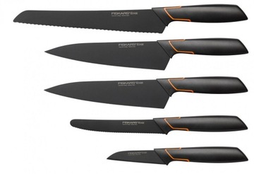 Набор из 5 ножей в блоке EDGE FISKARS С ЛЕЗВИЯМИ 1003099