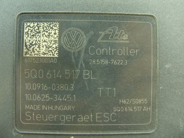 фото thumb №5, Abs vw golf passat 5q0614517bl