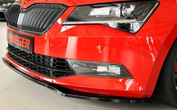 фото thumb №7, Накладка бампера спойлер skoda superb iii 2015+