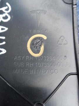 фото thumb №7, Tesla x накладка багажника правая 1073294-00-d