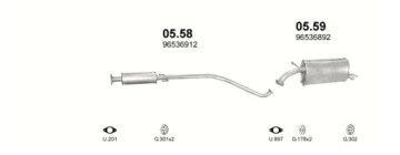 фото thumb №4, Гаситель конечный chevrolet aveo kalos. 05.59