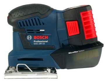 КАЧЕСТВЕННАЯ ШЛИФОВАЛЬНАЯ МАШИНА GSS 18V-10 BOSCH 2x5,0 Ач