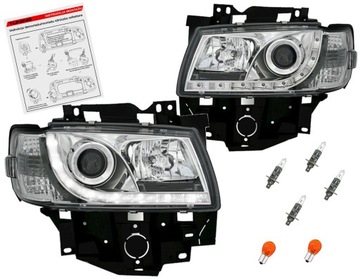 фото thumb №1, Vw transporter t4 96-03 лампи фари led хром