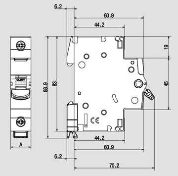 LEGRAND Wyłącznik nadprądowy TX3 1P C40A 403438