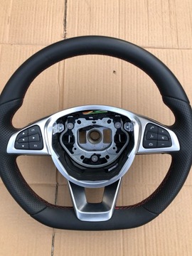 фото thumb №5, Mercedes w213 кермо блок управління колесо подушка безпеки red nić