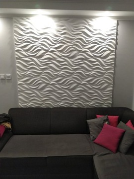 3D Стеновые панели из пенополистирола 60x60 FLAMES