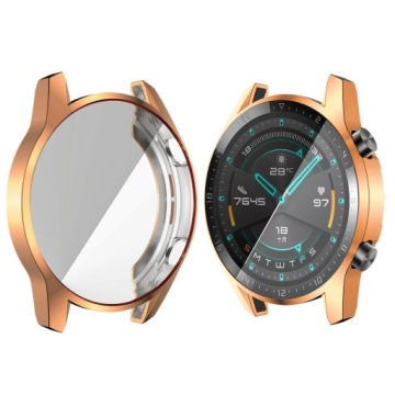 СИЛИКОНОВЫЙ ЧЕХОЛ МЕТАЛЛИЧЕСКИЙ HUAWEI WATCH GT 2 - ЦВЕТА