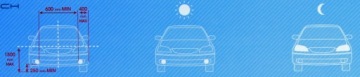 Дневные ходовые огни прямые ldo 507 led osram audi fiat Цена, фото thumb