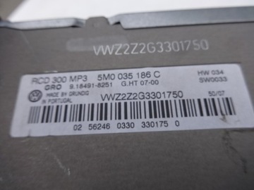 фото thumb №4, Vw tiguan i 5n 06-10r радио cd mp3