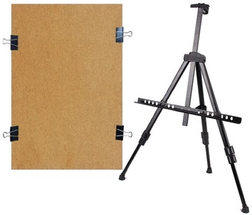 АЛЮМИНИЕВЫЙ СКЛАДНОЙ EAEL + ДОСКА ДЛЯ ЧЕРТЕЖА 40x60 см