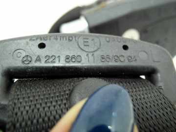 фото thumb №8, Pas безопасности задняя левый mercedes w221 чёрный