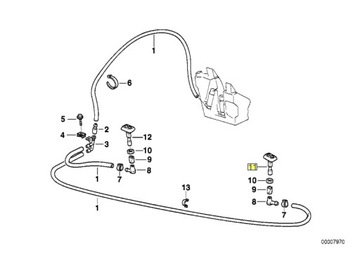 фото thumb №9, Насадка склоомивача bmw e38 725 728 730 735 740 750