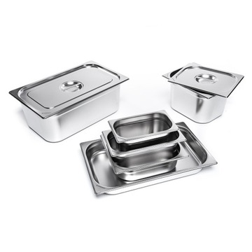 POJEMNIK GASTRONOMICZNY STALOWY GN 1/2 - 15 CM 150 MM FORGAST FG04215