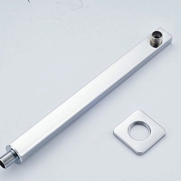 ZESTAW PODTYNKOWY DESZCZOWNICA LEDY CHROM 40 cm