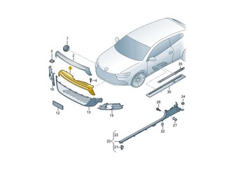 фото thumb №3, Решётка радиатора радиатора решётка радиатора решётка vw scirocco r