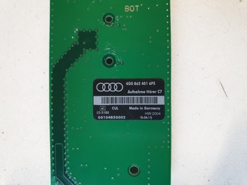 фото thumb №6, Джгут електропроводка телефону модуль audi a6 c7 a7 4g оригінальний номер eu