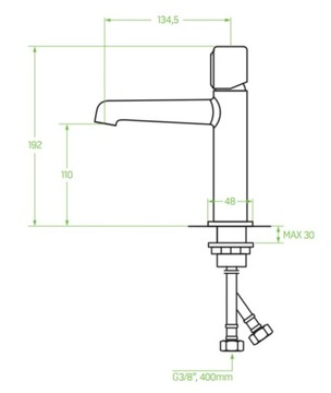 PRETTO РАКОВИНА ДУШ RAINFIT