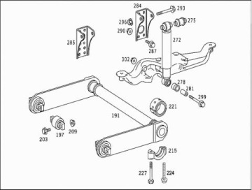 Mercedes 9413260440 соединитель кронштейн амортизатора в Украине, фото thumb