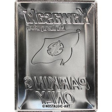 Доска-вывеска Kawasaki Parking Only 30х40см