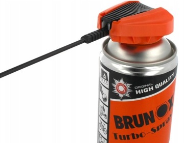 Brunox TURBO-SPRAY GREASE для чистки ПИСТОЛЕТОВ Резиновые направляющие петли 500 МЛ
