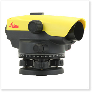Комплект оптического уровня Leica NA520, штатив, пластырь + калибровка + направляющая