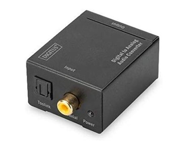 Digitus DS-40133 Цифро-аналоговый коаксиальный ТВ-конвертер Toslink RCA