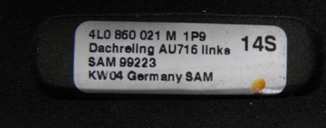 фото thumb №8, Рейлинги крышные чёрный mat audi q7 4l 4l0860022m